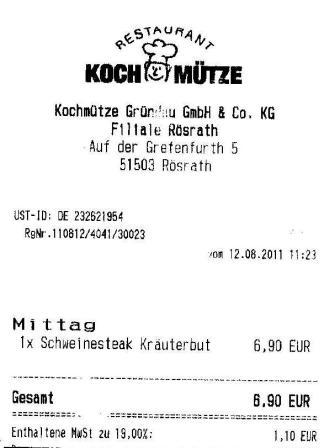 incw Hffner Kochmtze Restaurant